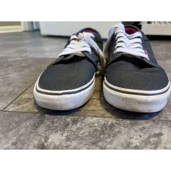 VANS Era Charcoal Gray & Pink Skate Shoes Women’s Size 10 Padded Tongue - Picture 7 of 7